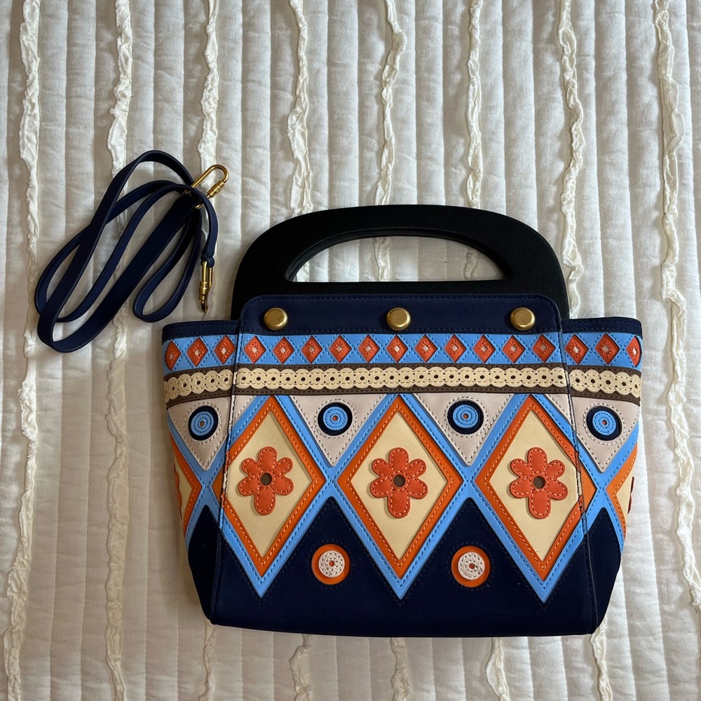 Tory Burch appliqué Bermuda bag-excellent condition